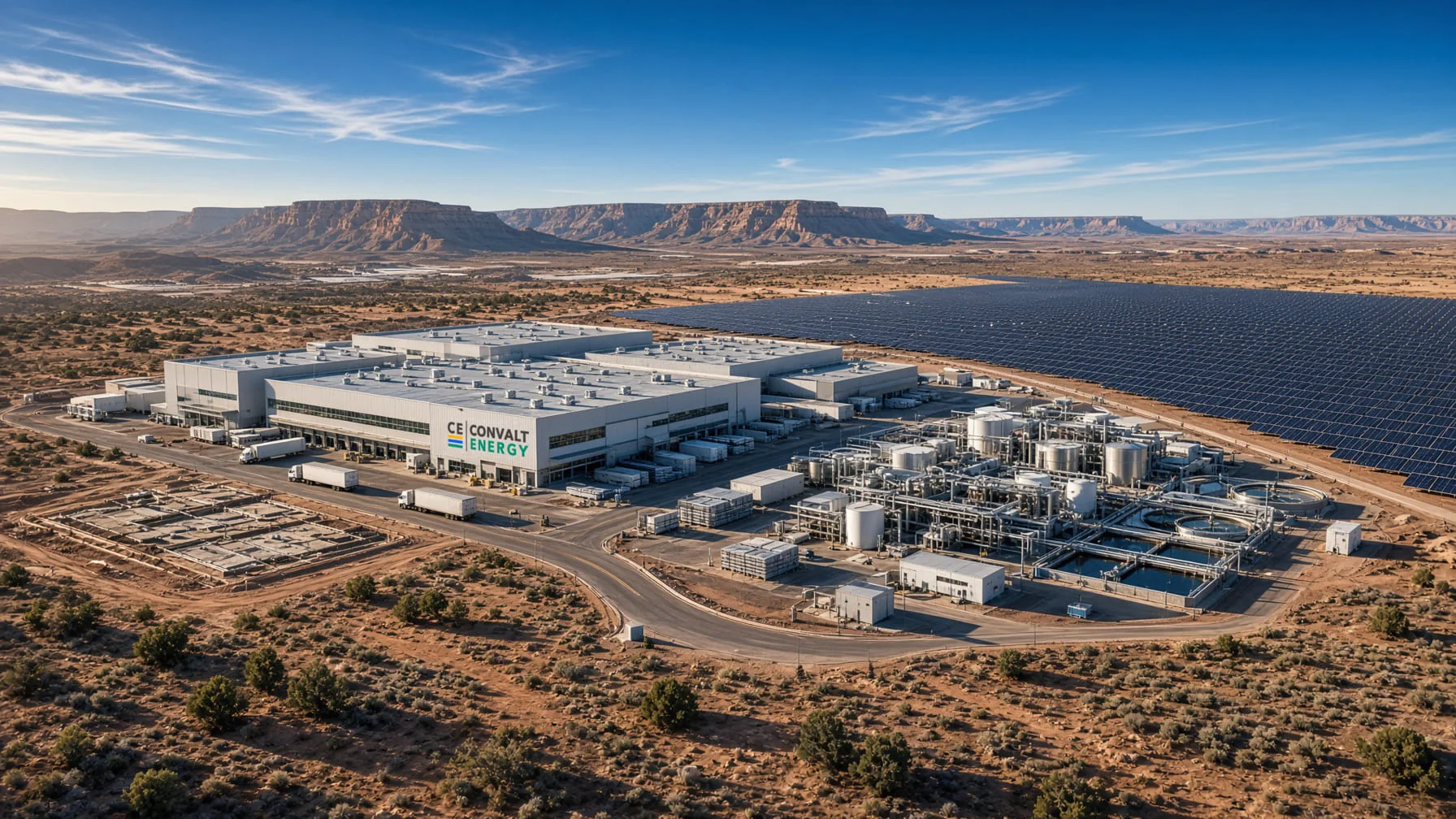 Convalt’s proposed Gallup manufacturing campus rendering